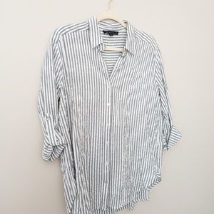 Flattering button down stripes